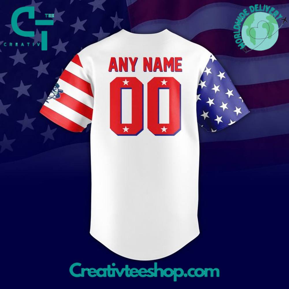 Lexington Legends X Military Appreciation Night Personalized Baseball Jersey - Image 3