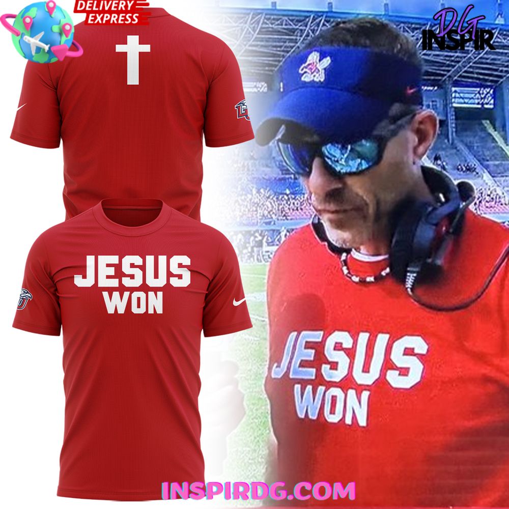 Liberty Flames Football Jesus Won T-Shirt