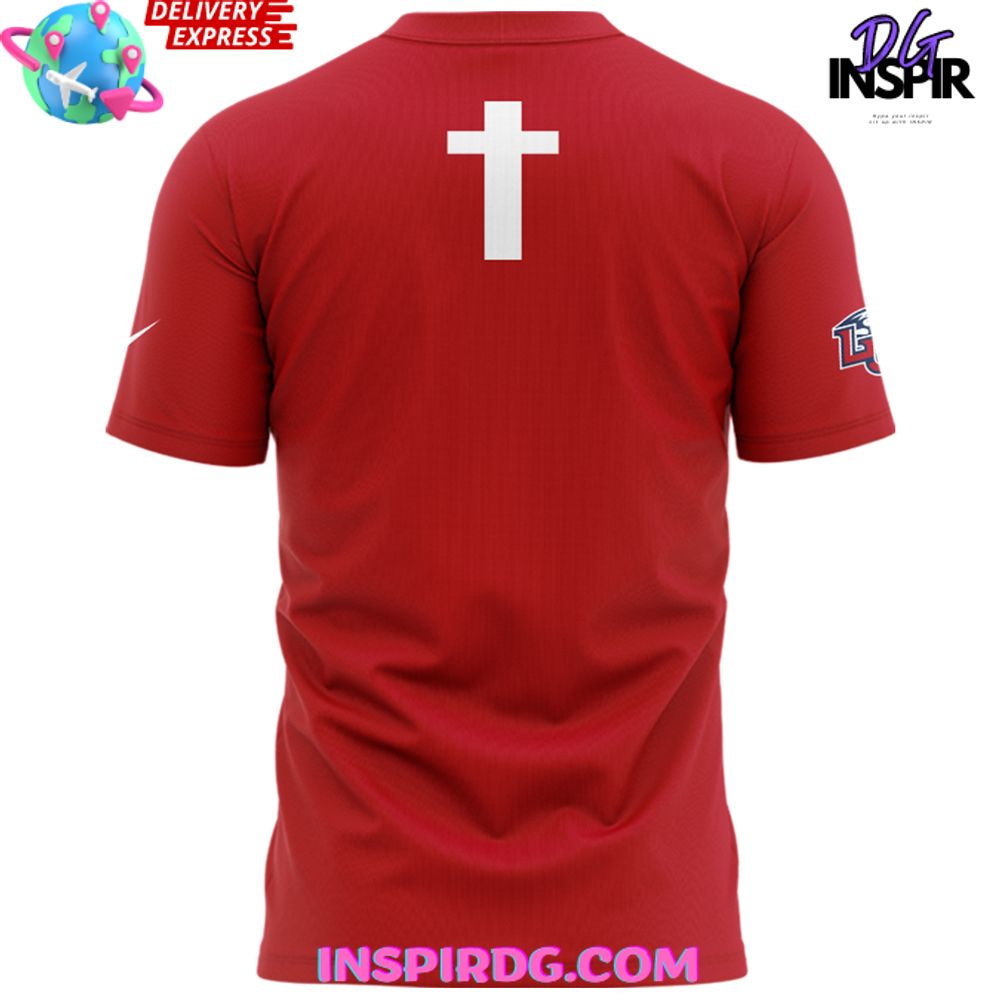 Liberty Flames Football Jesus Won T-Shirt - Image 3