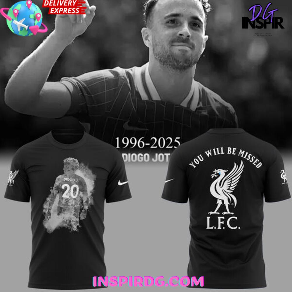 Liverpool Fc Diogo Jota Tribute ‘You Will Be Missed’ T-Shirt