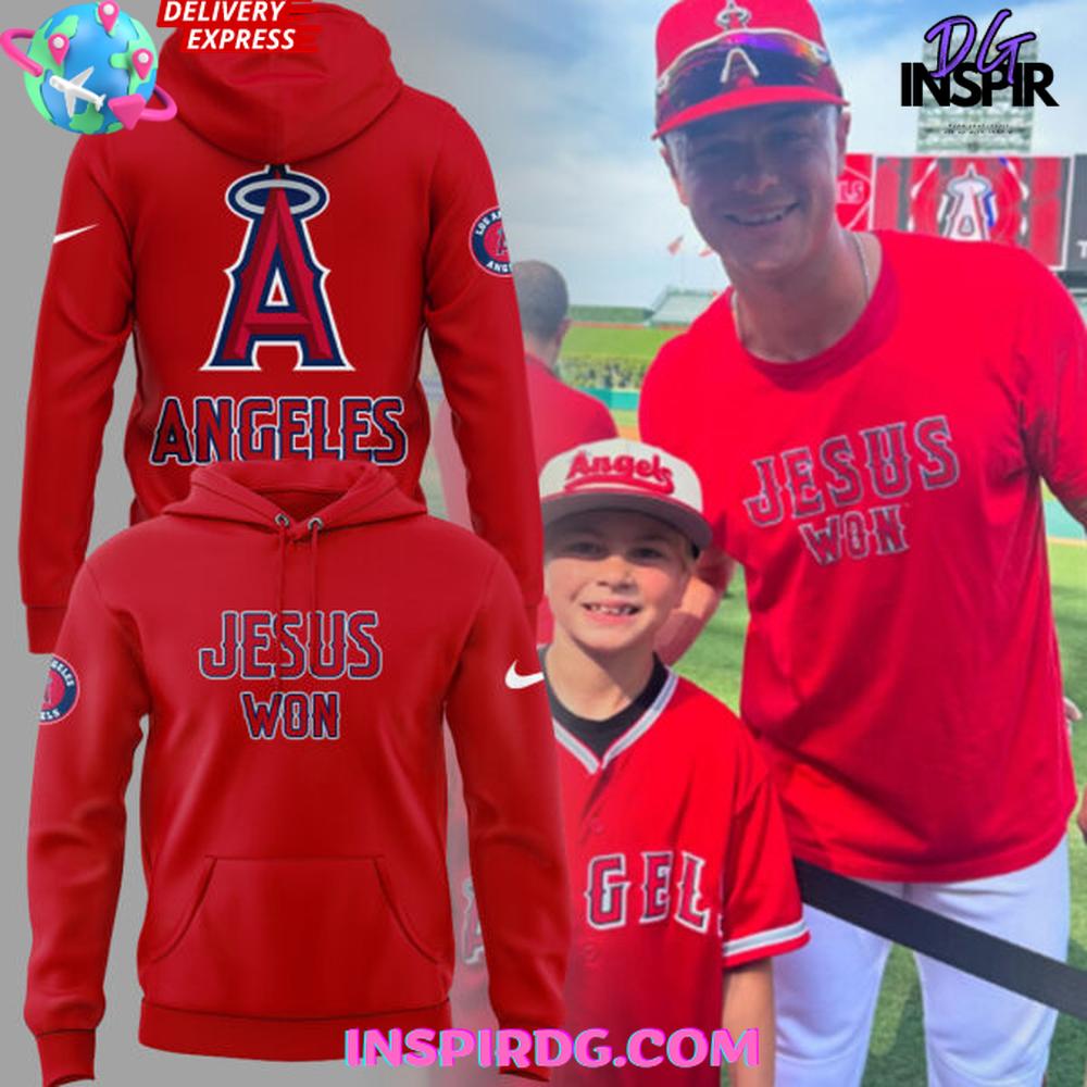 Los Angeles Angels 2025 Jesus Won Edition Shirt Collection - Image 3