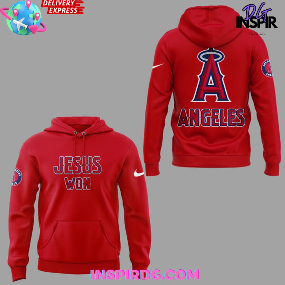 Los Angeles Angels 2025 Jesus Won Edition Shirt Collection - Image 4