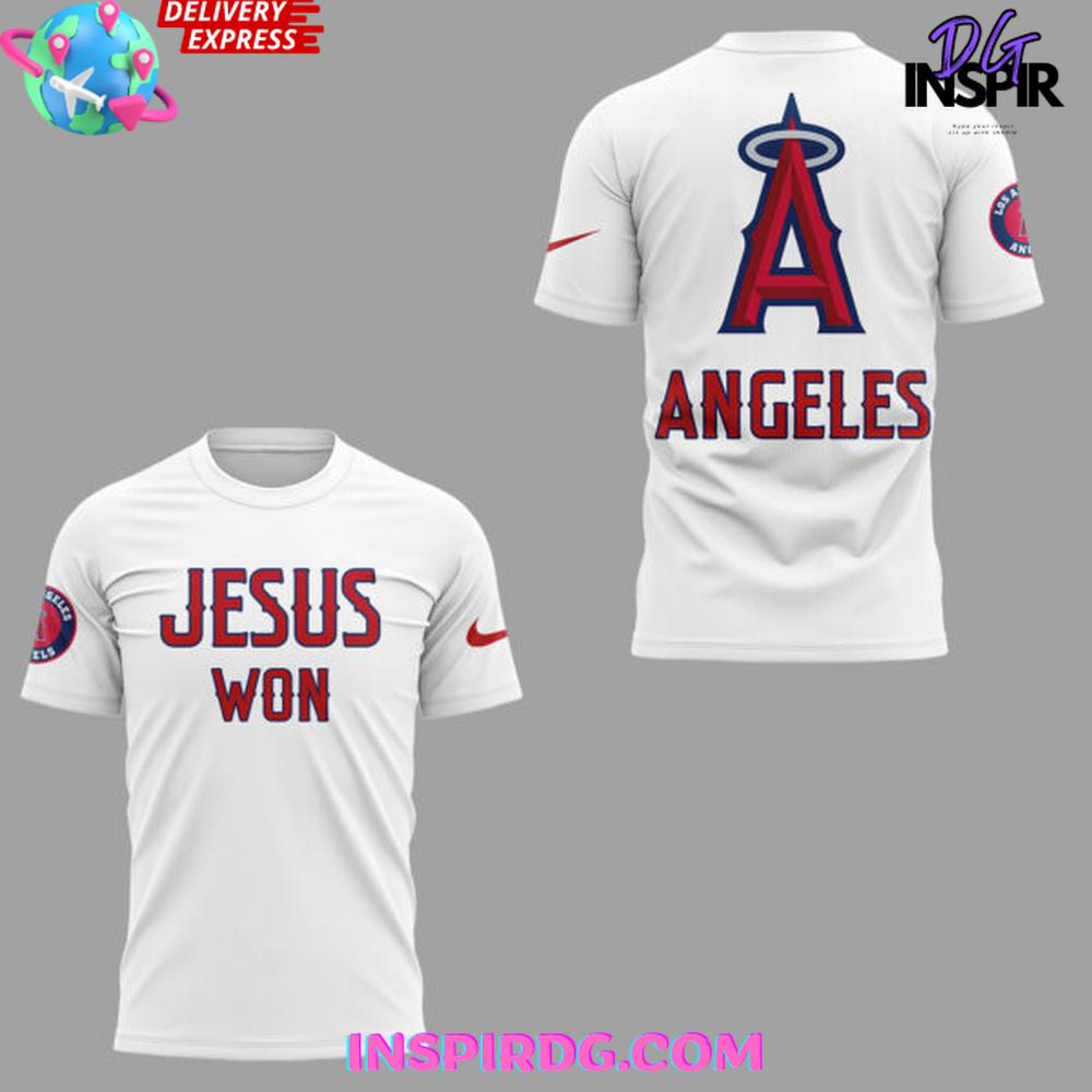 Los Angeles Angels 2025 Jesus Won Edition Shirt Collection - Image 6