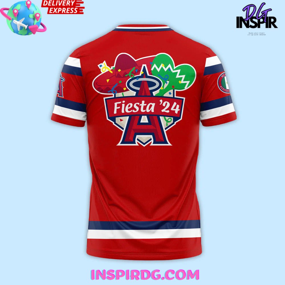 Los Angeles Angels Mexican Heritage Night 2024 T-Shirt - Image 3