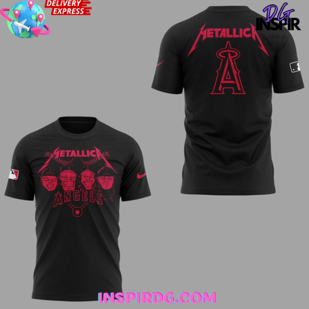 Los Angeles Angels X Metallica 2025 T-Shirt - Image 2