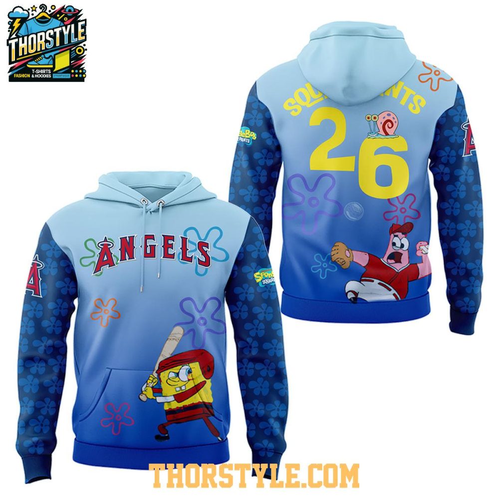 Los Angeles Angels X Spongebob Night 2026 Hoodie T-Shirt - Image 2