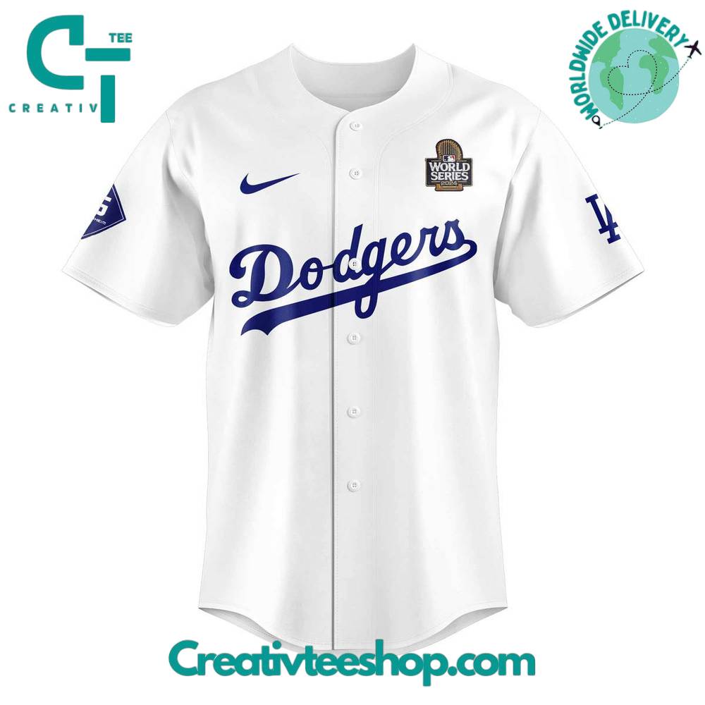 Los Angeles Dodgers 2024 World Series Champions Limited Edition Baseball Jersey - Image 2