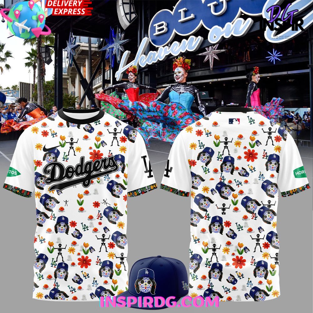 Los Angeles Dodgers Dia De Los 2024 T-Shirt