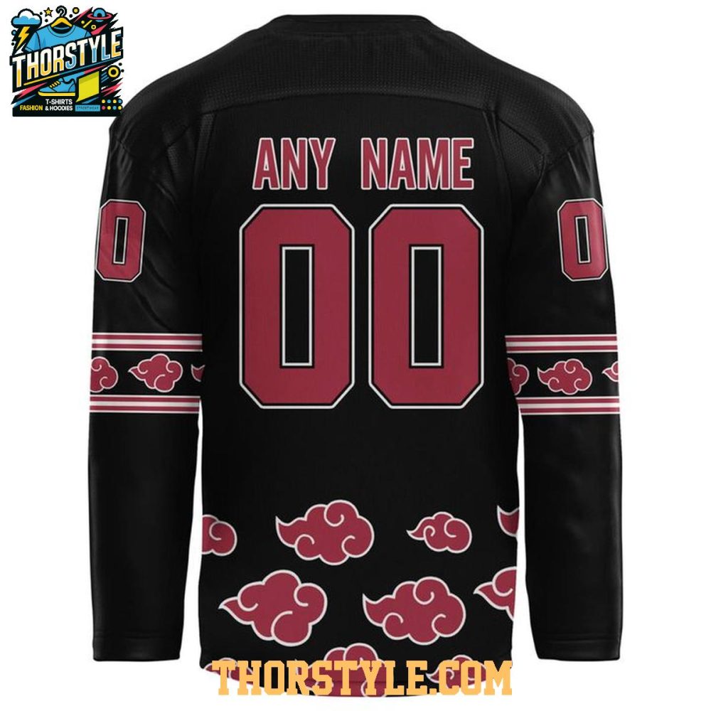 Los Angeles Kings Naruto Anime 2026 Akatsuki Personalized Hockey Jersey - Image 3