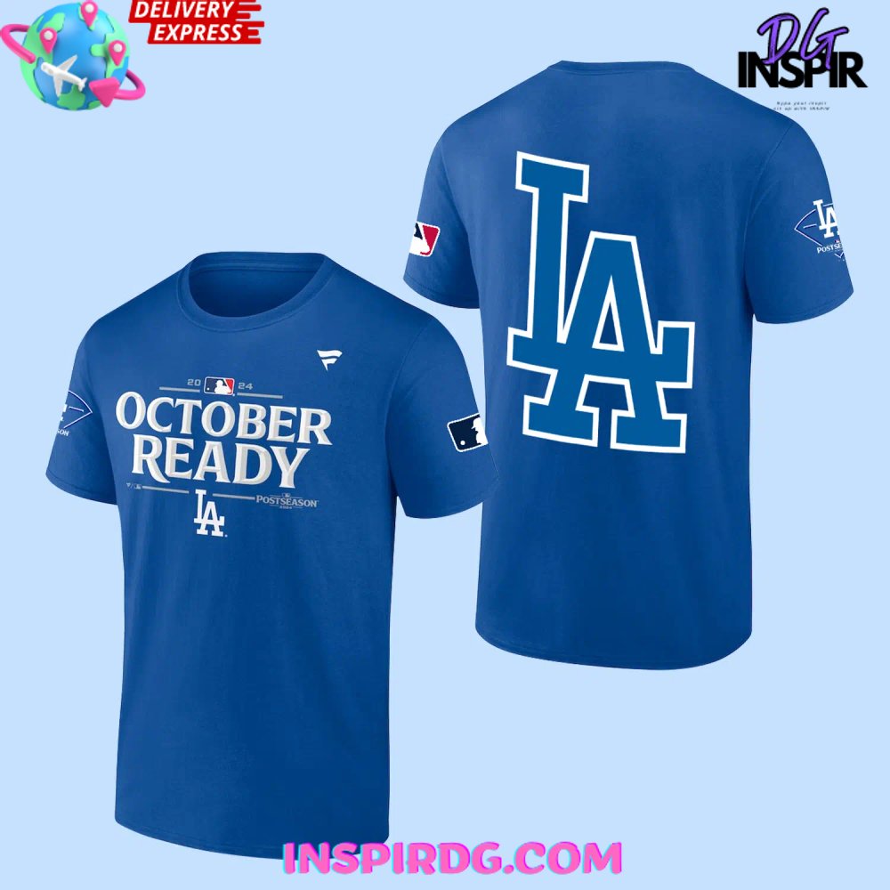 Los Angeles Dodgers October Ready 2024 T-Shirt - Image 2