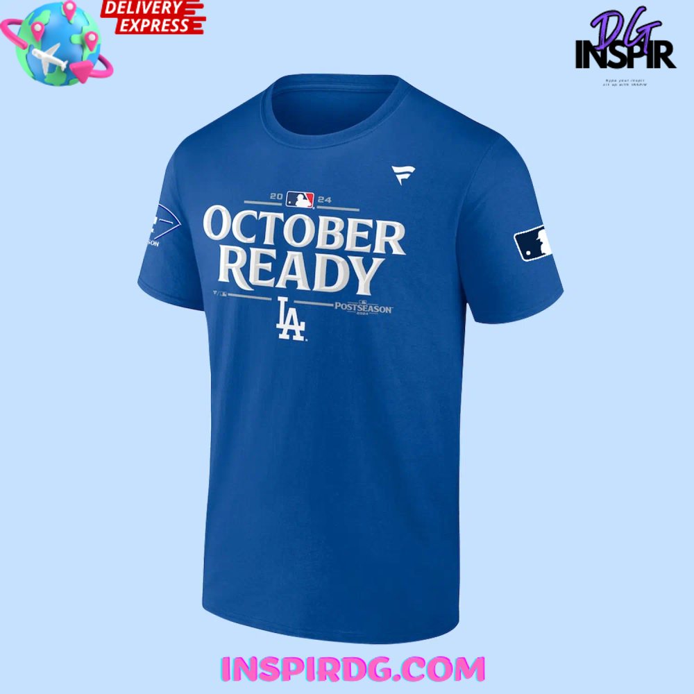 Los Angeles Dodgers October Ready 2024 T-Shirt - Image 3