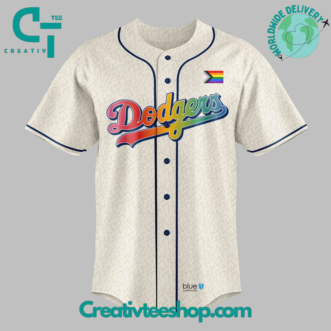 Los Angeles Dodgers Pride Night 2025 Baseball Jersey - Image 2