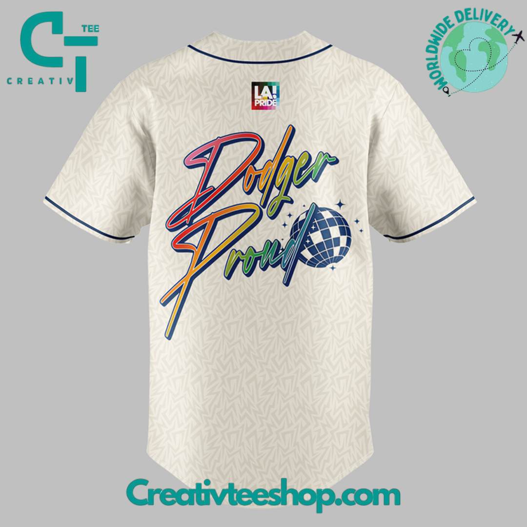 Los Angeles Dodgers Pride Night 2025 Baseball Jersey - Image 3