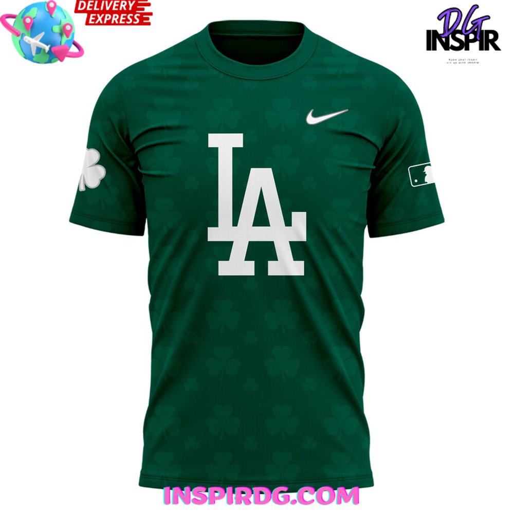 Los Angeles Dodgers St. Patrick’S Day 2025 T-Shirt - Image 2