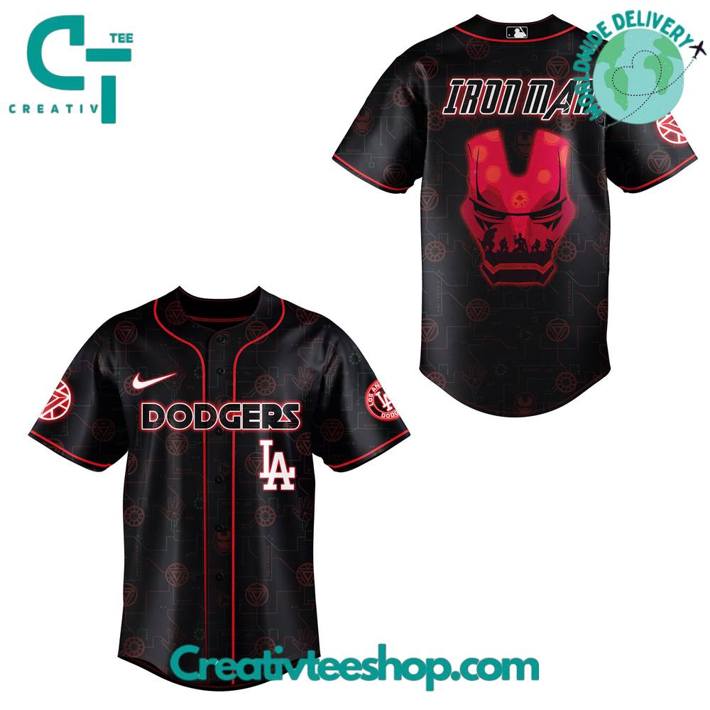 Los Angeles Dodgers X Avengers Special Edition Baseball Jersey - Image 2