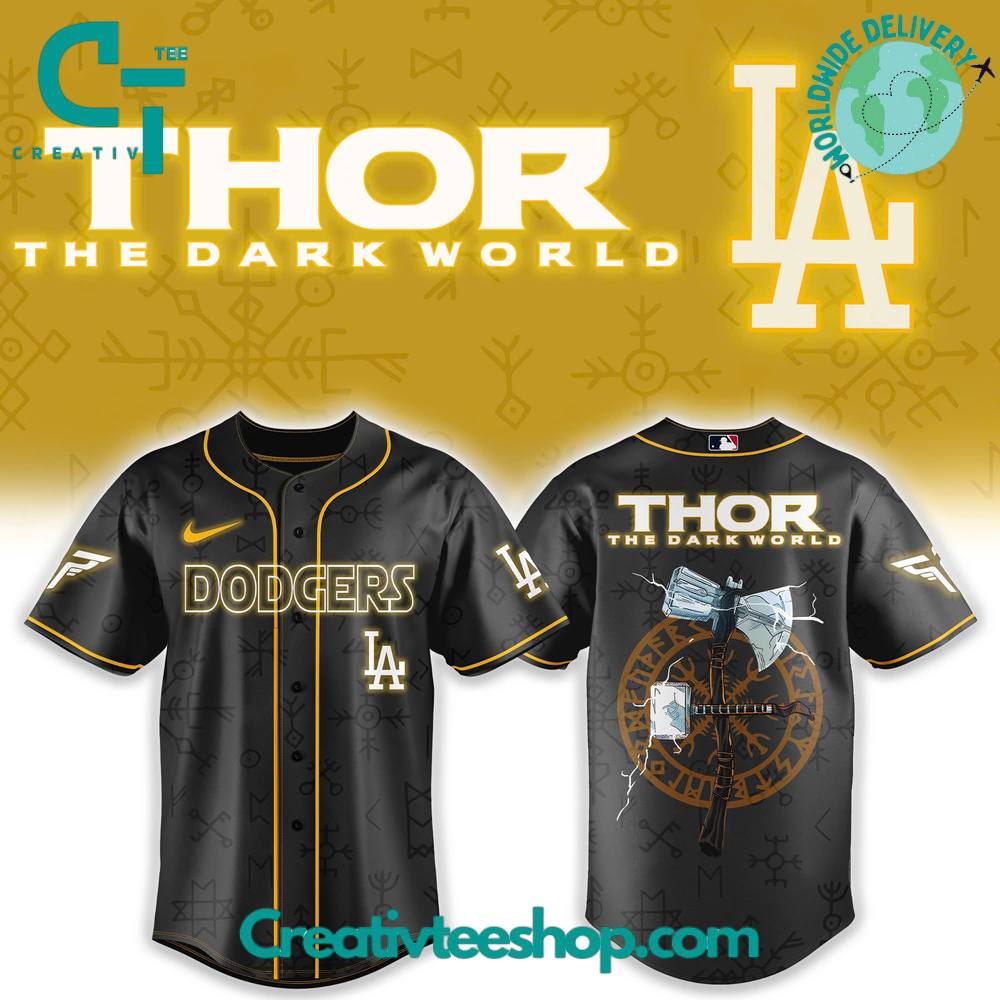 Los Angeles Dodgers X Avengers Special Edition Baseball Jersey - Image 3