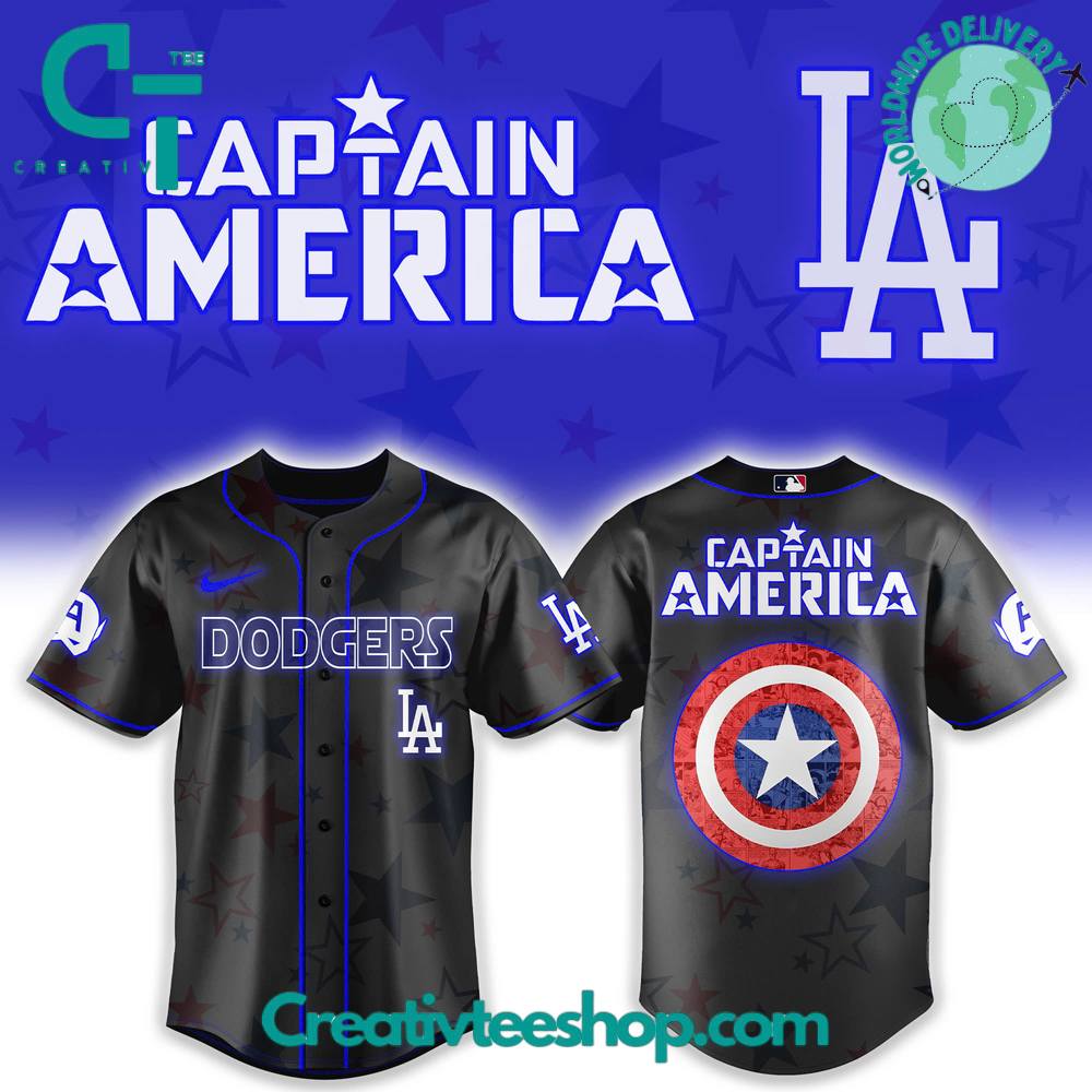 Los Angeles Dodgers X Avengers Special Edition Baseball Jersey - Image 5