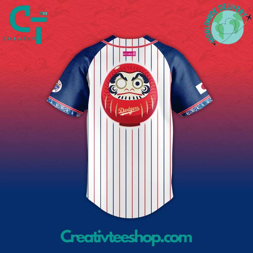 Los Angeles Dodgers X Japanese Heritage Night Special Baseball Jersey - Image 3