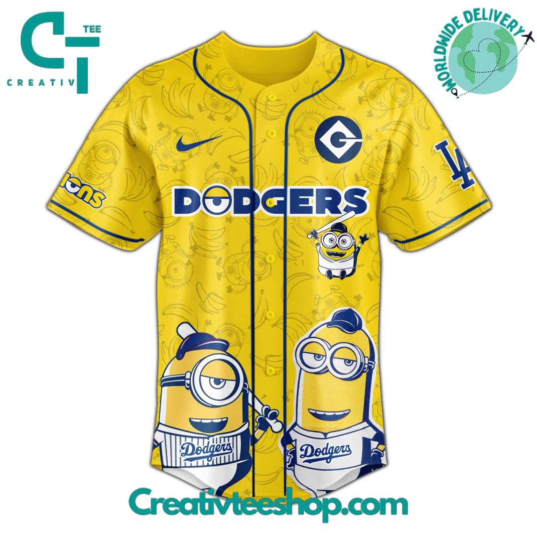 Los Angeles Dodgers X Minions Exclusive Baseball Jersey - Image 2