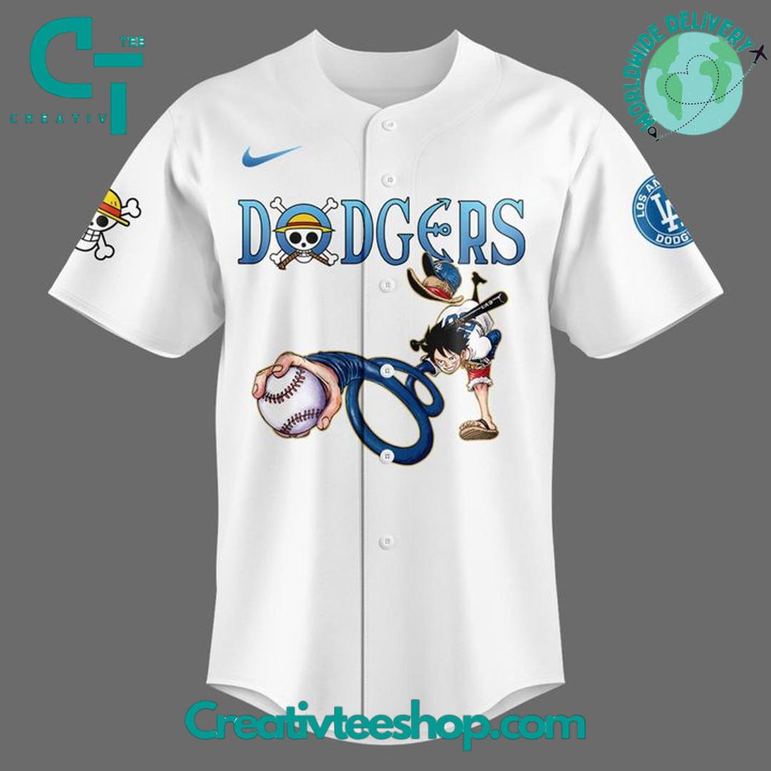 Los Angeles Dodgers X One Piece Night Special Edition Baseball Jersey - Image 2