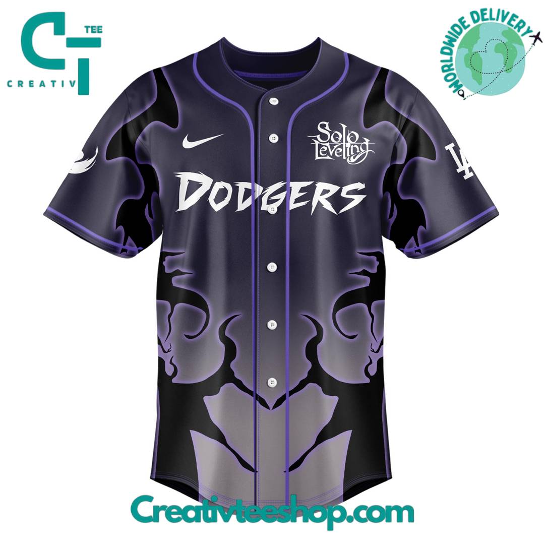 Los Angeles Dodgers X Solo Leveling Exclusive Baseball Jersey - Image 2