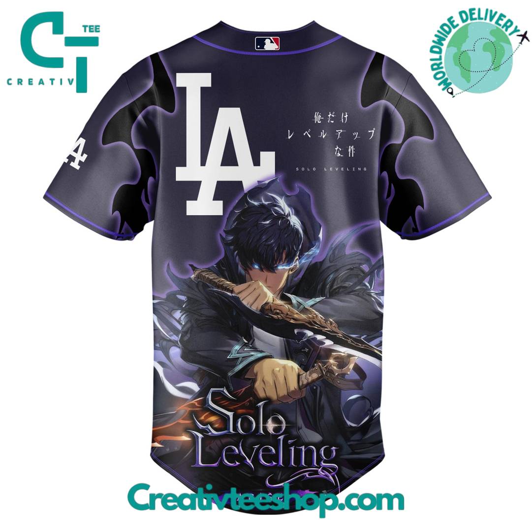Los Angeles Dodgers X Solo Leveling Exclusive Baseball Jersey - Image 3
