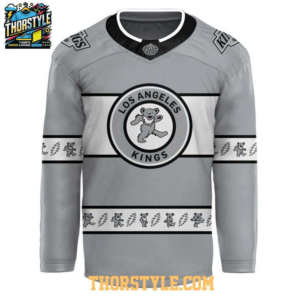 Los Angeles Kings Grateful Dead Night 2026 Personalized Hockey Jersey - Image 2