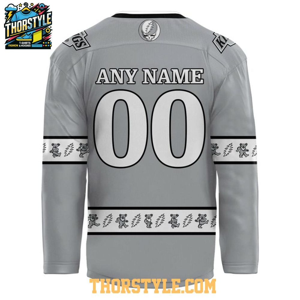 Los Angeles Kings Grateful Dead Night 2026 Personalized Hockey Jersey - Image 3