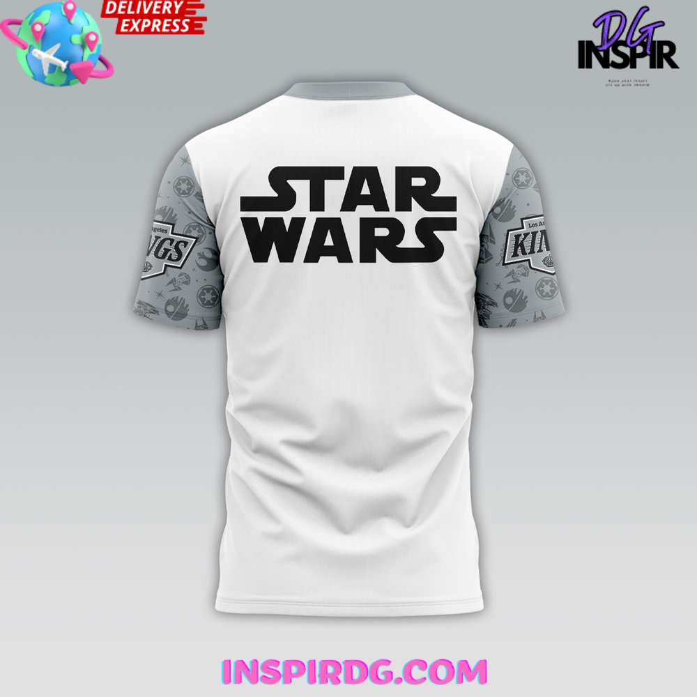 Los Angeles Kings X Star Wars Night T-Shirt - Image 3