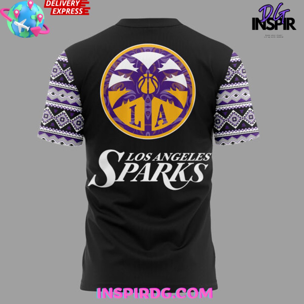 Los Angeles Sparks Native American Heritage Month 2025 T-Shirt - Image 3