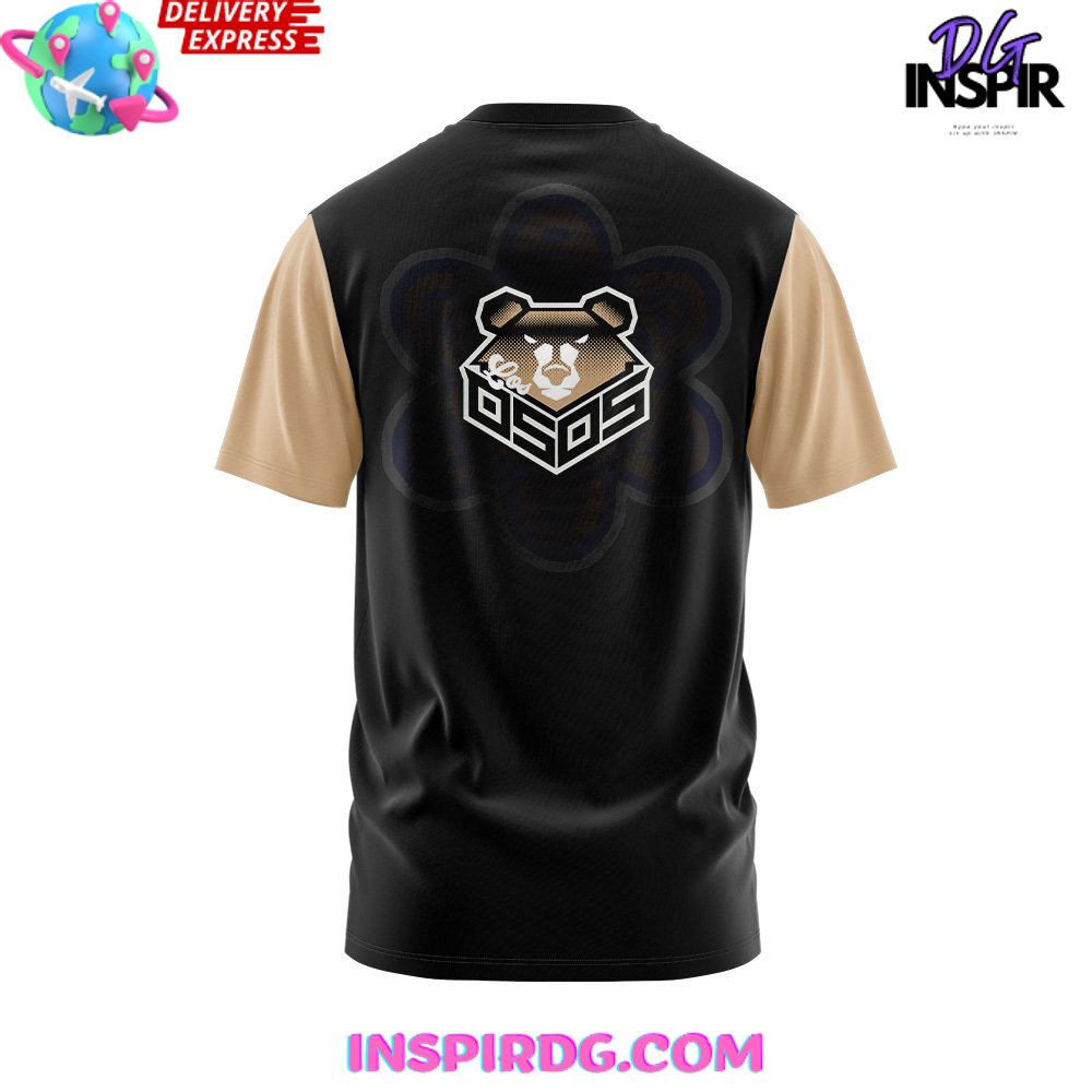 Los Osos De Manatí 2024 Black T-Shirt - Image 3