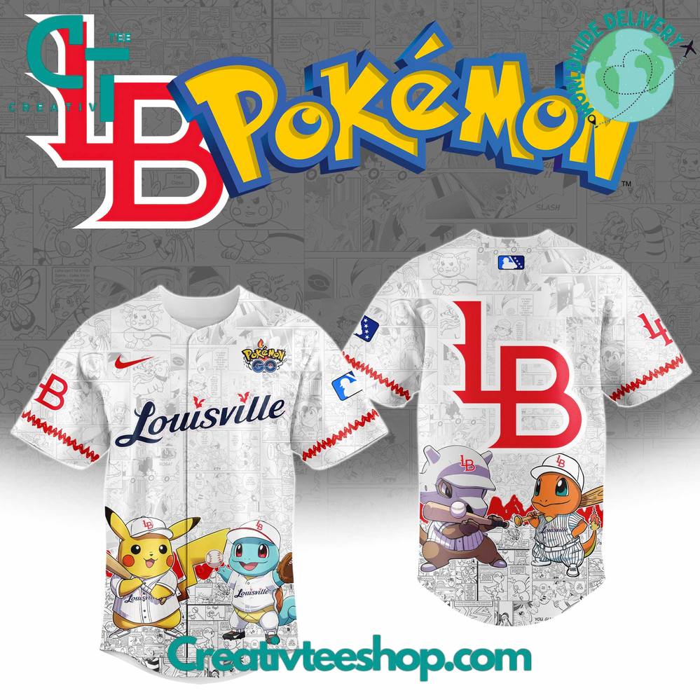 Louisville Bats X Pokemon Go Special Baseball Jersey