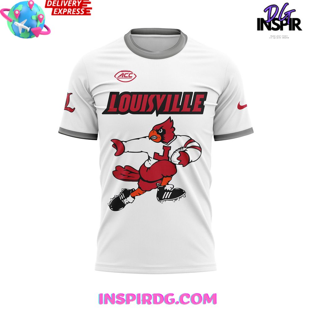 Louisville Cardinals Football Go Cards 2024 T-Shirt - Image 2