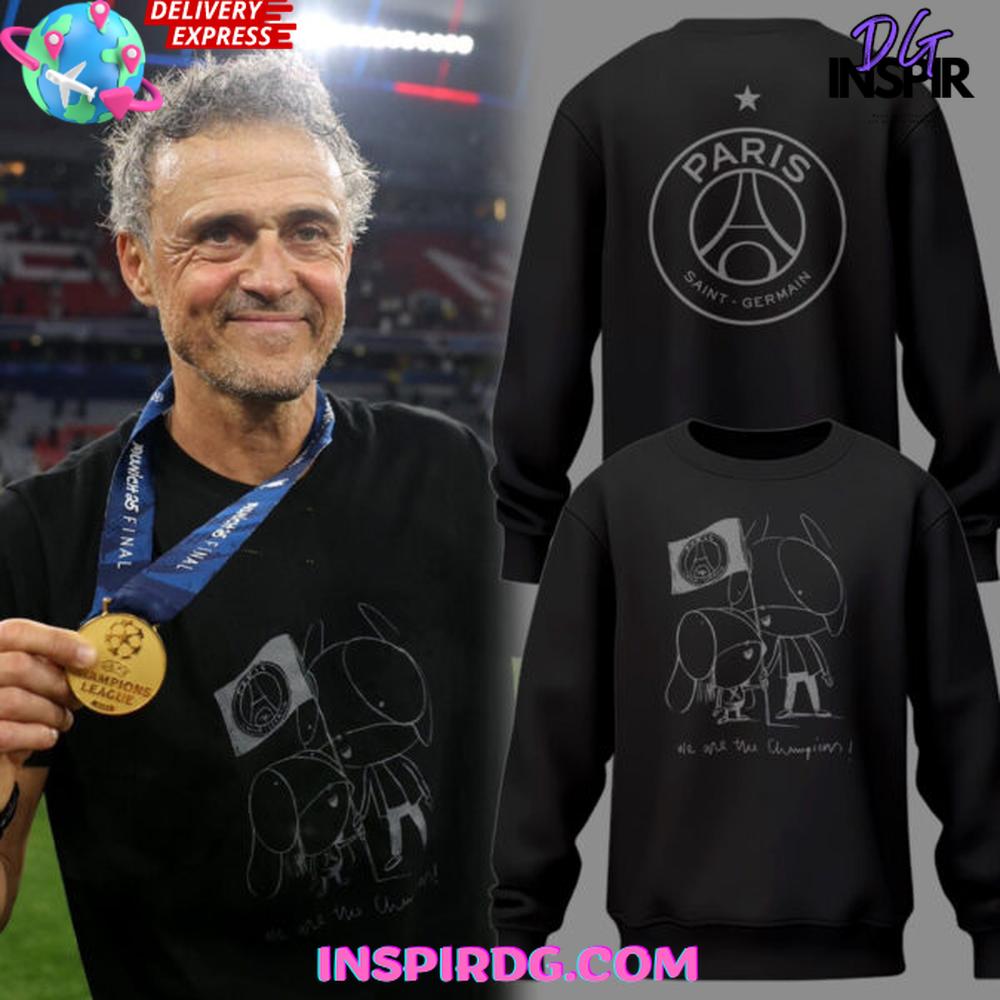 Luis Enrique Xana Paris Saint-Germain Champions 2025 Shirt Collection - Image 3