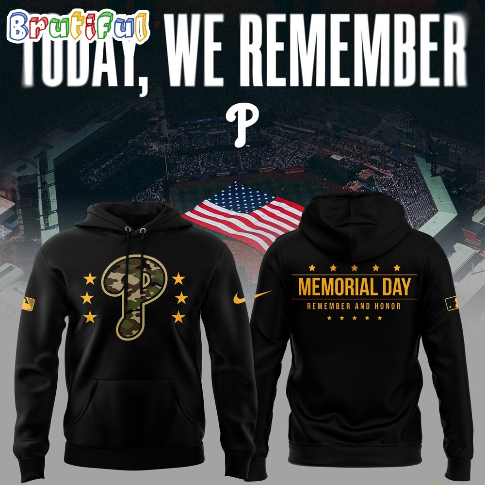 Mlb Philadelphia Phillies Special Memoryday 2024 Hoodie