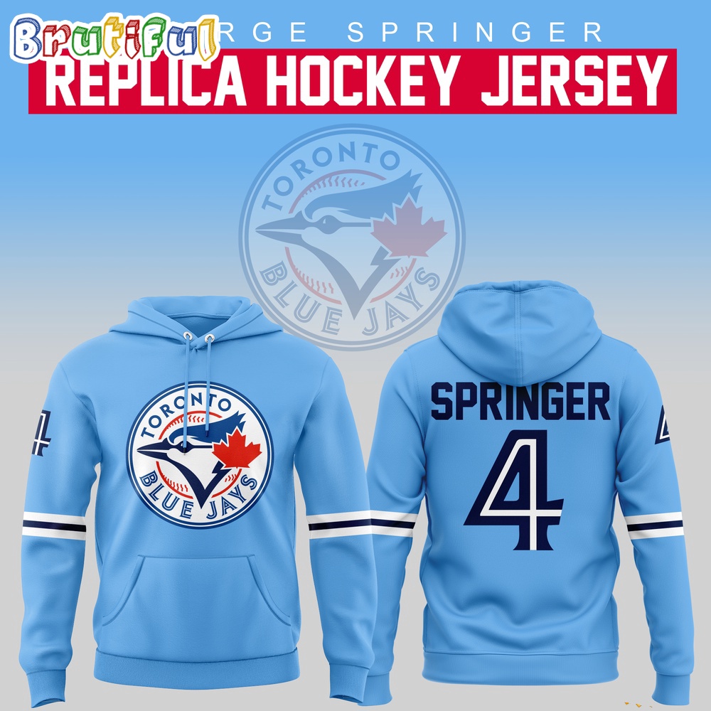 Mlb Toronto Blue Jays George Springer Hoodie Shirt
