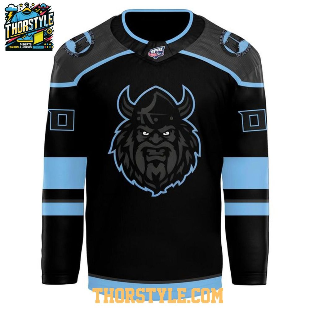 Macon Mayhem 2026 Blackout Night Personalized Hockey Jersey - Image 2