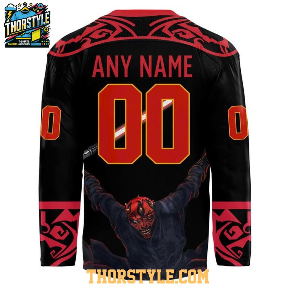 Macon Mayhem Star Wars Night 2026 Dark Side Personalized Hockey Jersey - Image 3