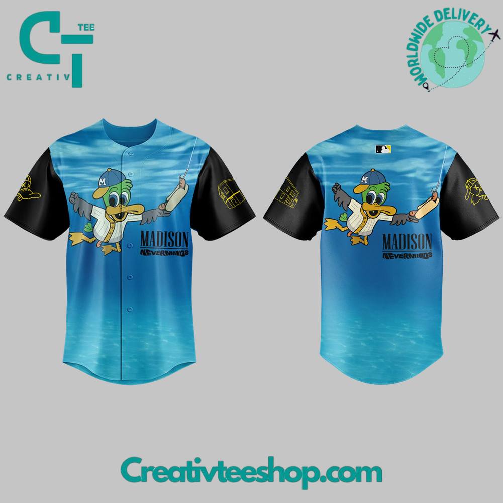 Madison Mallards "Madison Neverminds" Limited Edition Baseball Jersey - Image 2