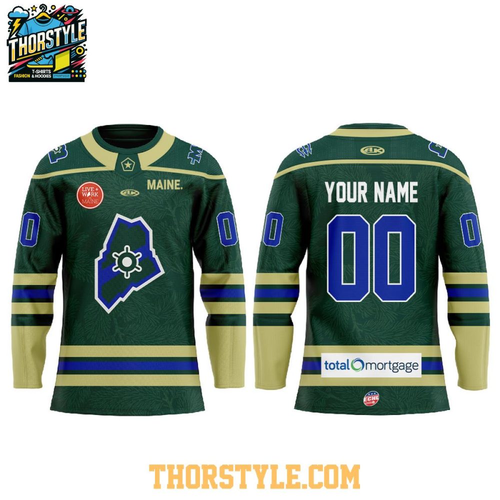 Maine Mariners X 207 Night 2026 Personalized Hockey Jersey - Image 2