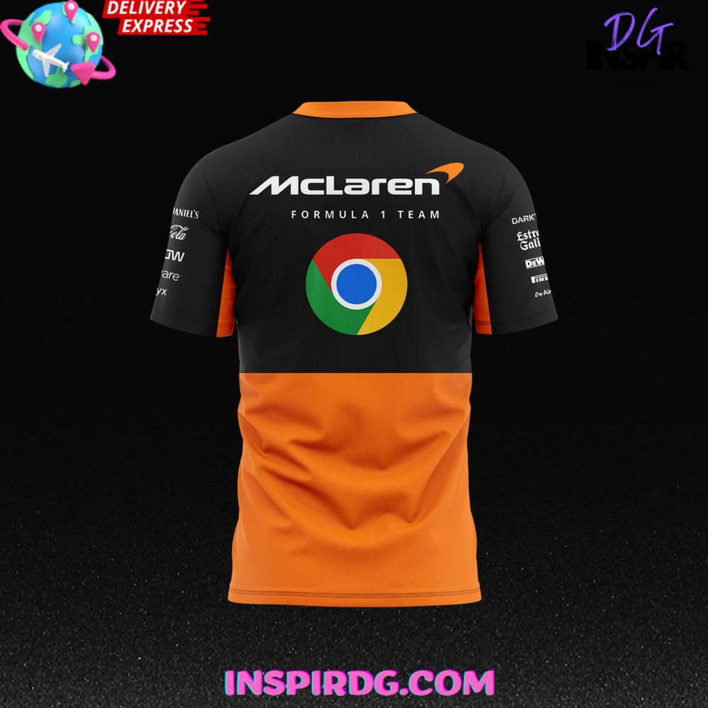 Mclaren Formula 1 X Google Chrome T-Shirt - Image 3