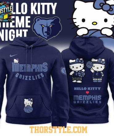 Memphis Grizzlies X Hello Kitty Night 2026 Nba Game Hoodie Shirts