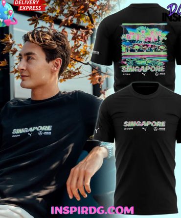 Mercedes F1 Team X Mens 2024 Singapore T-Shirt