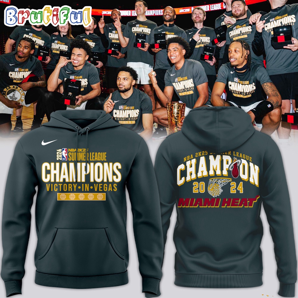 Miami Heat 2K25 Summer League Champions Hoodie