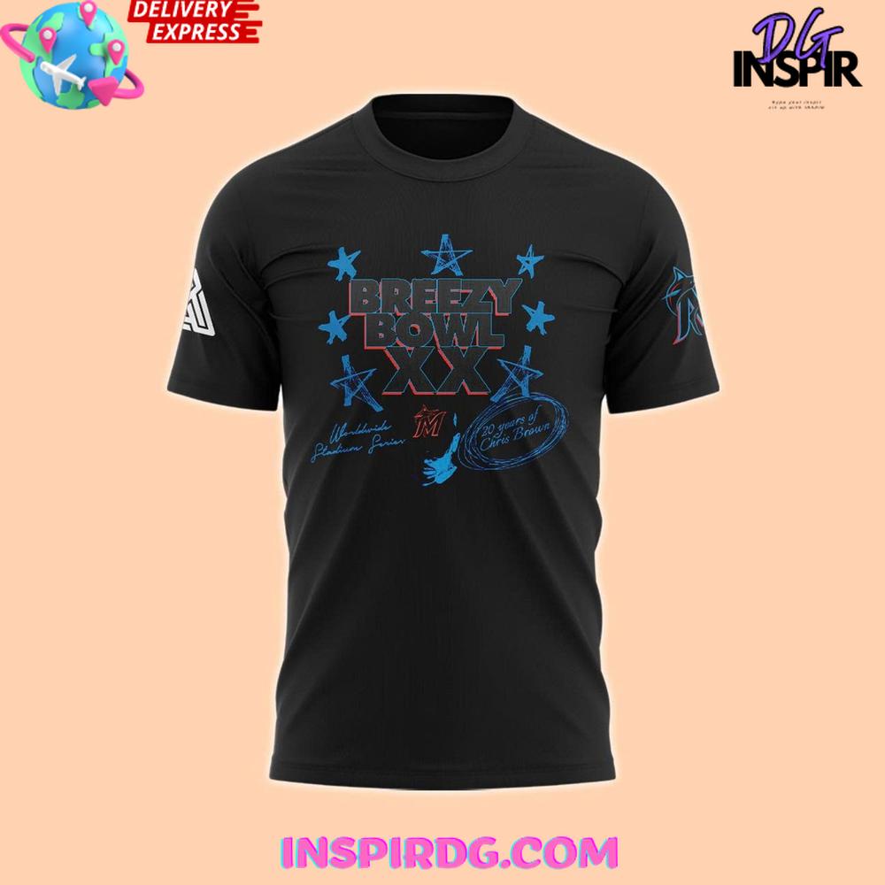 Miami Marlins 2025 Breezy Bowl Xx Concert T-Shirt - Image 2