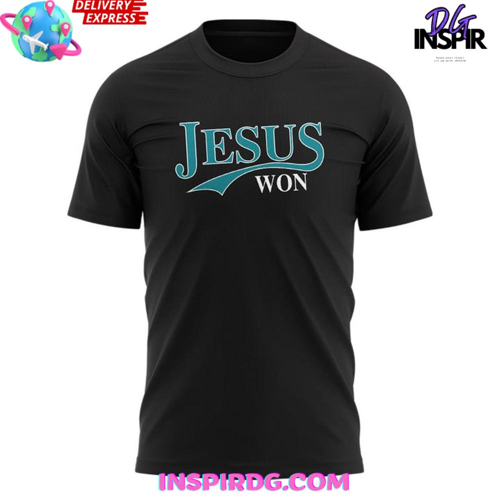 Miami Marlins Jesus Won 2025 T-Shirt - Image 2