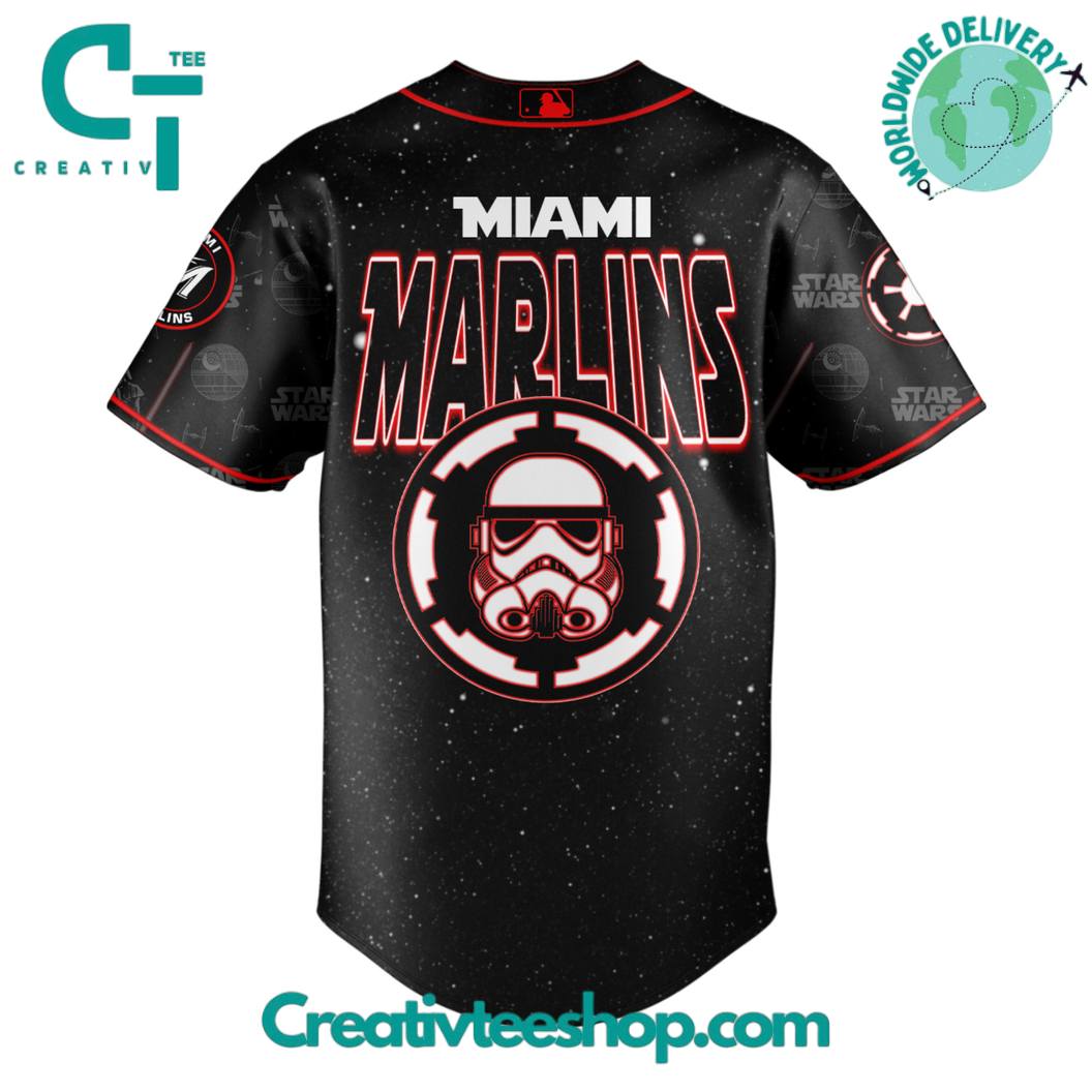 Miami Marlins Mlb X Star Wars Night 2025 Special Edition Baseball Jersey - Image 3