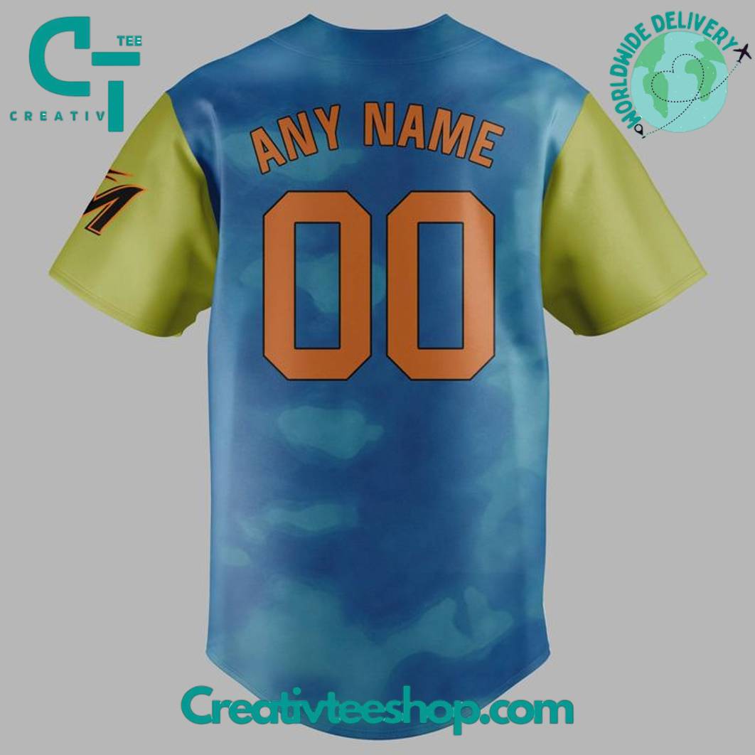 Miami Marlins X 2025 Scooby-Doo Day Baseball Jersey - Image 3