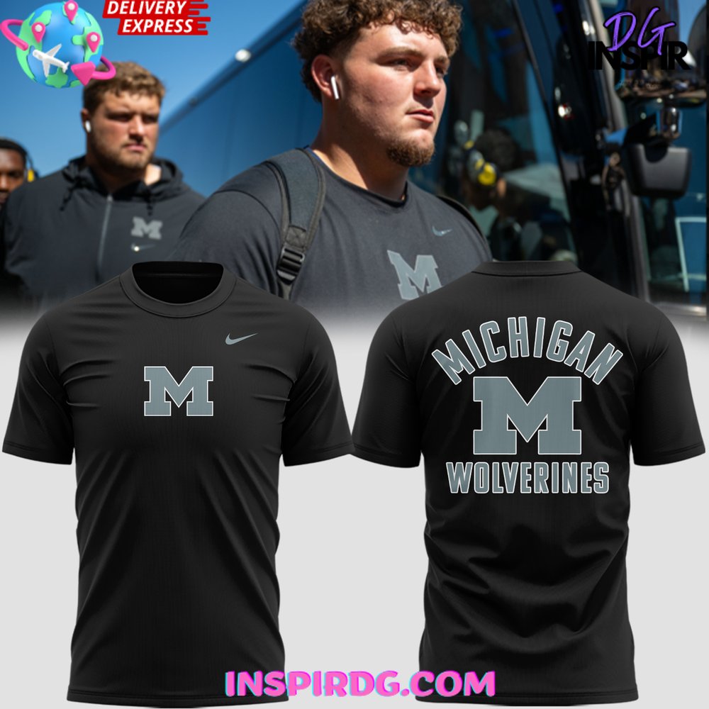 Michigan Wolverines Nike Performance Black T-Shirt