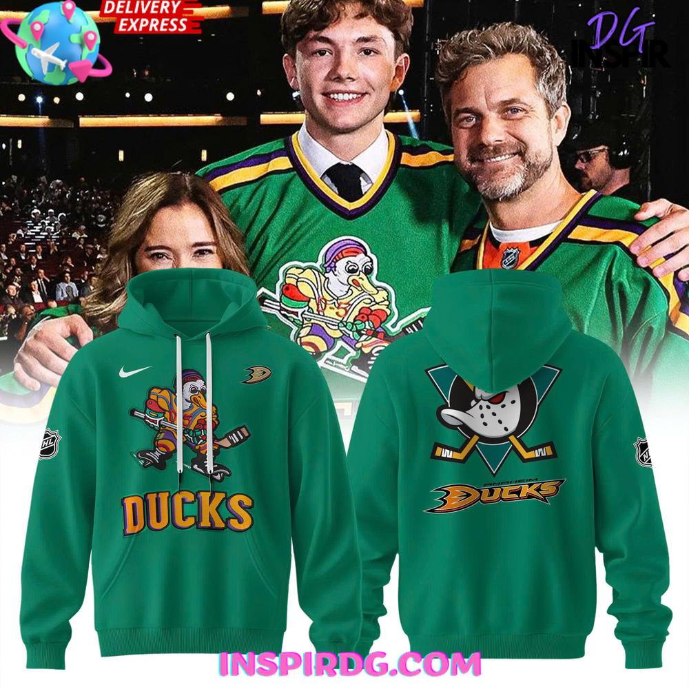 Mighty Ducks Retro Special Edition Green Shirt - Image 3